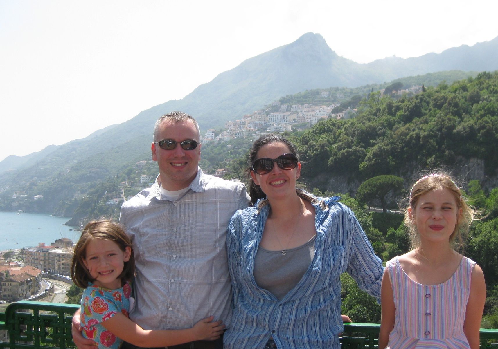 family photo in Vietro Italy